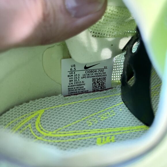 Nike Zoom Double Stacked Volt Yellow Running Shoes CI0804-700 Women's Size 6.5 - Picture 12 of 12